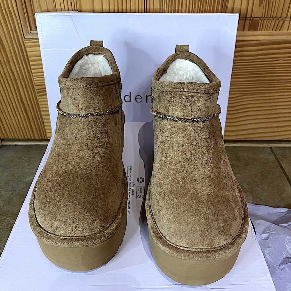 Madden Girl Boots TAN